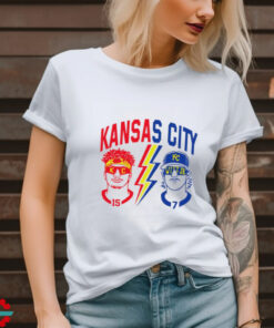 Kansas City Royals and Kansan City Chiefs football Patrick Mahomes vs Witt Jr. shirt