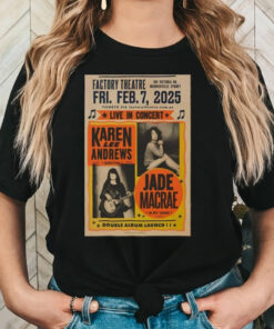 Karen Lee Andrews At Factory Theatre Feb 7 2025 Marrickville Sydney Poster shirt