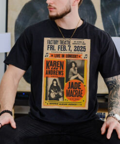 Karen Lee Andrews At Factory Theatre Feb 7 2025 Marrickville Sydney Poster shirt