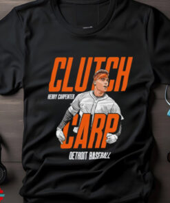 Kerry Carpenter Clutch Carp Detroit Tigers baseball shirt