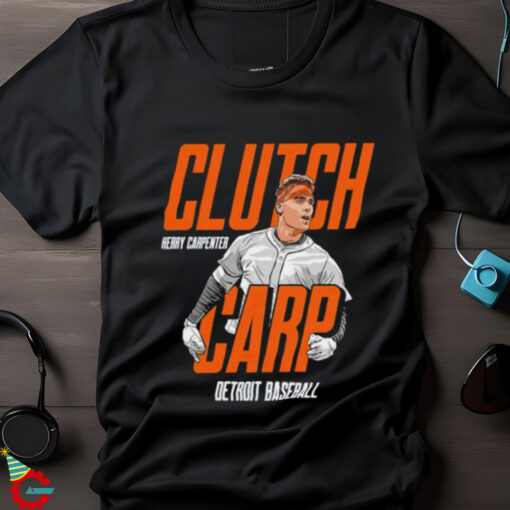 Kerry Carpenter Clutch Carp Detroit Tigers baseball shirt