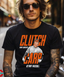 Kerry Carpenter Clutch Carp Detroit Tigers baseball shirt