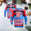 Kevin Durant Phoenix Suns NBA Ugly Sweater Holiday Ugly Christmas Sweater