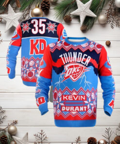 Kevin Durant Phoenix Suns NBA Ugly Sweater Holiday Ugly Christmas Sweater