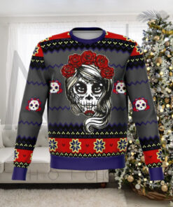 LADY DEAD DAY ugly christmas sweater