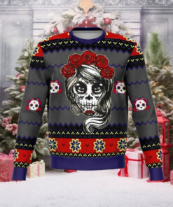 LADY DEAD DAY ugly christmas sweater