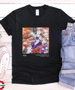 Lamar Jackson Baltimore Ravens NFL Flash Features Week 5 shirt