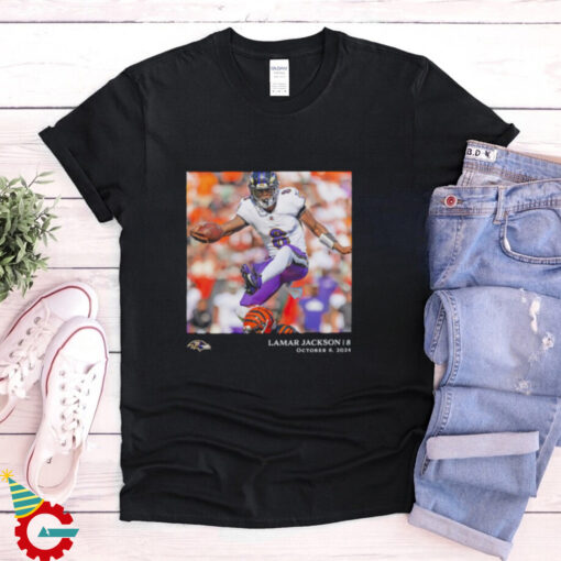 Lamar Jackson Baltimore Ravens NFL Flash Features Week 5 shirt