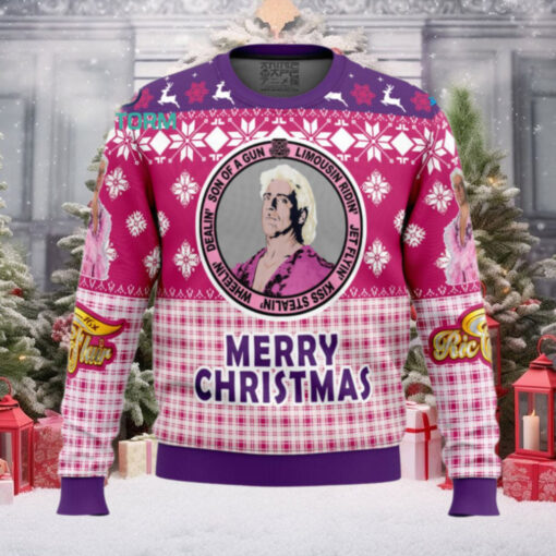 Legendary Ric Flair WWE Merry Chirstmas Ugly Sweater