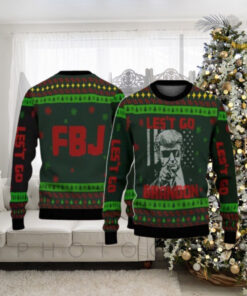 Lets Go Brandon Funny Trump Ugly Sweater Gift For Family Ugly Christmas Sweater