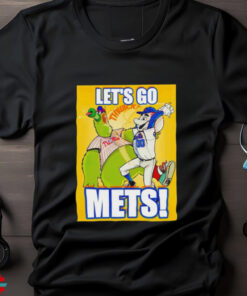 Let’s go Mets New York Mets Grimace beats Phanatic Philadelphia Philly MLB shirt