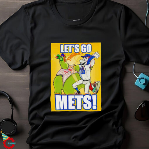 Let’s go Mets New York Mets Grimace beats Phanatic Philadelphia Philly MLB shirt