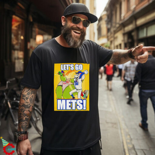 Let’s go Mets New York Mets Grimace beats Phanatic Philadelphia Philly MLB shirt