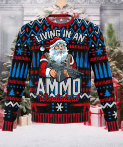 Living in an Ammo Wonderland Ugly Christmas Sweater