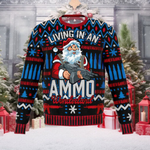 Living in an Ammo Wonderland Ugly Christmas Sweater