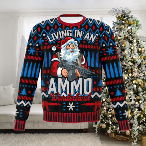 Living in an Ammo Wonderland Ugly Christmas Sweater