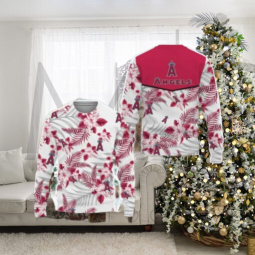 Los Angeles Angels Hawaiian Themed Christmas Hoodie