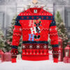 Los Angeles Angels Ugly Christmas Sweater With Mickey Ho Ho Ho Design