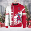 KC Royals Baseball Ornament Ugly Sweater With Holiday Decorations