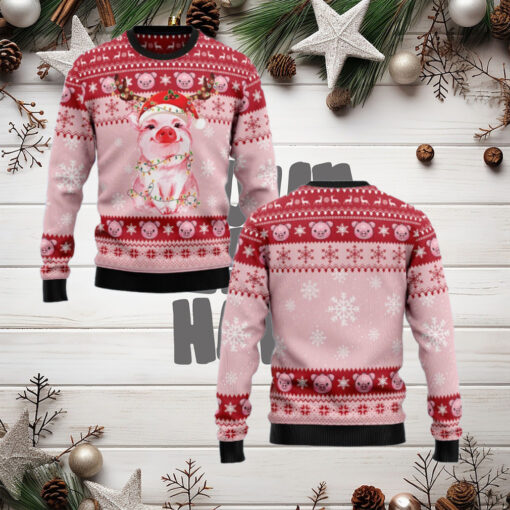 Lovely Pig Ugly Christmas Sweater