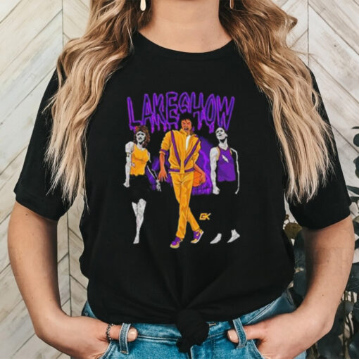 MJ Thriller x Lakeshow Los Angeles Lakers NBA Graphic 2024 t shirt