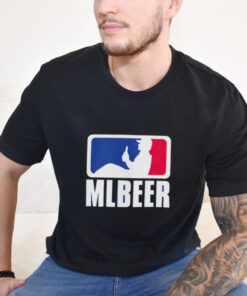 MLBeer MLB parody logo funny baseball and beer lover shirt