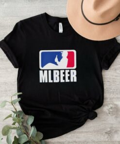 MLBeer MLB parody logo funny baseball and beer lover shirt