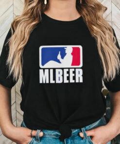 MLBeer MLB parody logo funny baseball and beer lover shirt