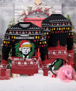 Make Christmas Great Again Trump Ugly Sweater Gift For Family Ugly Christmas Sweater