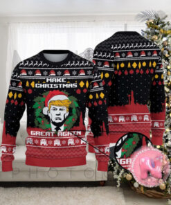 Make Christmas Great Again Trump Ugly Sweater Gift For Family Ugly Christmas Sweater