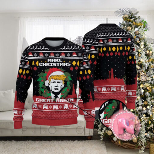 Make Christmas Great Again Trump Ugly Sweater Gift For Family Ugly Christmas Sweater