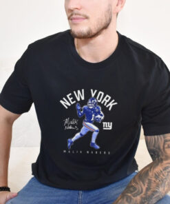 Malik Nabers New York Giants Stiff Arm Signature shirt