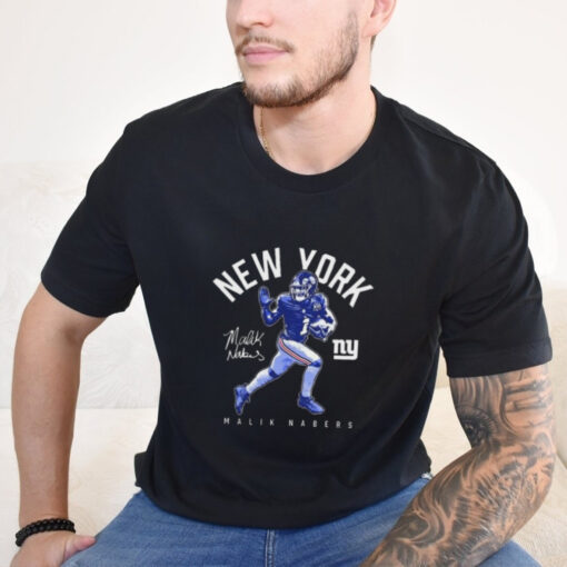 Malik Nabers New York Giants Stiff Arm Signature shirt