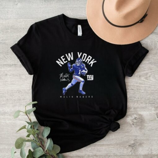 Malik Nabers New York Giants Stiff Arm Signature shirt