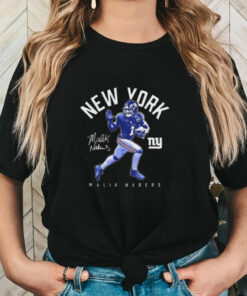 Malik Nabers New York Giants Stiff Arm Signature shirt