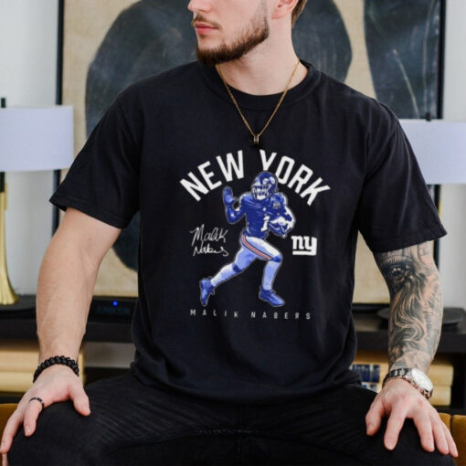 Malik Nabers New York Giants Stiff Arm Signature shirt