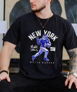 Malik Nabers New York Giants Stiff Arm shirt