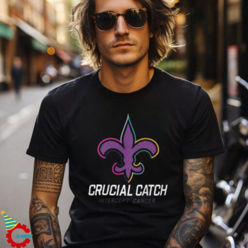 Men’s New Orleans Saints 2024 NFL Crucial Catch Club Pullover Shirt