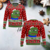 Funny Monster Capybara Capyzilla Funny Christmas Sweater