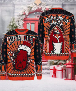 Metallica St Anger Some Kind Of Santa Christmas Style Holiday Merch Ugly Christmas Sweater Gift For Holiday