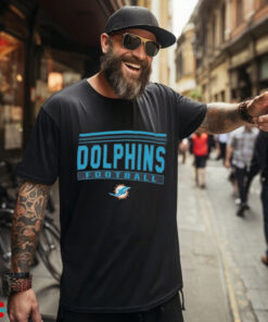 Miami Dolphins Fanatics Black Big Shirt