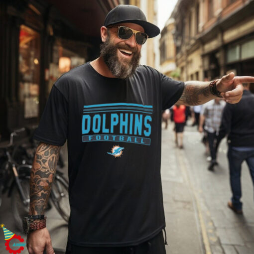 Miami Dolphins Fanatics Black Big Shirt