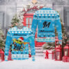 Miami Marlins Baby Yoda Baseball Themed Ugly Christmas Sweater