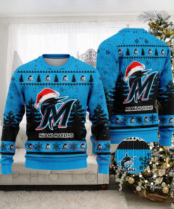 Miami Marlins Christmas Holiday 2024 Sweater