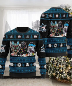 Miami Marlins Star Wars Bounty Hunters Ugly Christmas Sweater