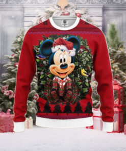 Mice Noel Happy Mickey Mouse Disney Ugly Christmas Sweater Gift For Holiday 2024