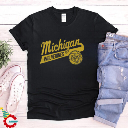 Michigan Vintage Basketball Long Sleeve