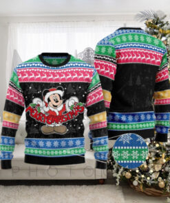 Mickey Merry Christmas Cartoon Disney Ugly Christmas Sweater Gift For Men And Women