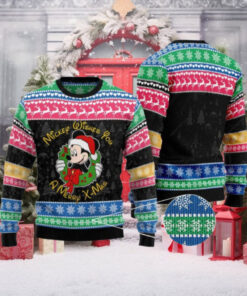 Mickey Wishes You A Merry Xmas Disney Ugly Christmas Sweater