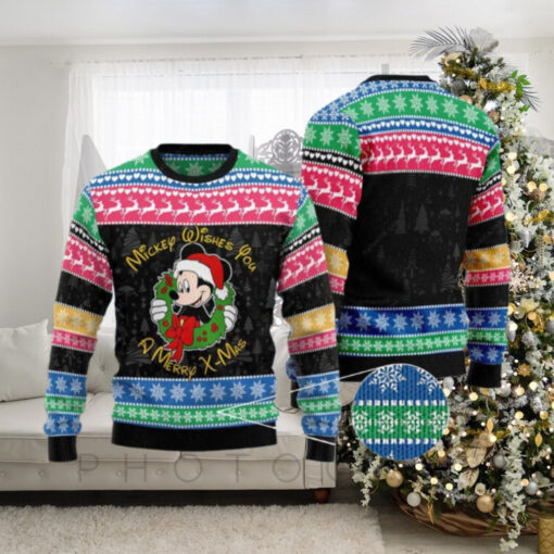 Mickey Wishes You A Merry Xmas Disney Ugly Christmas Sweater